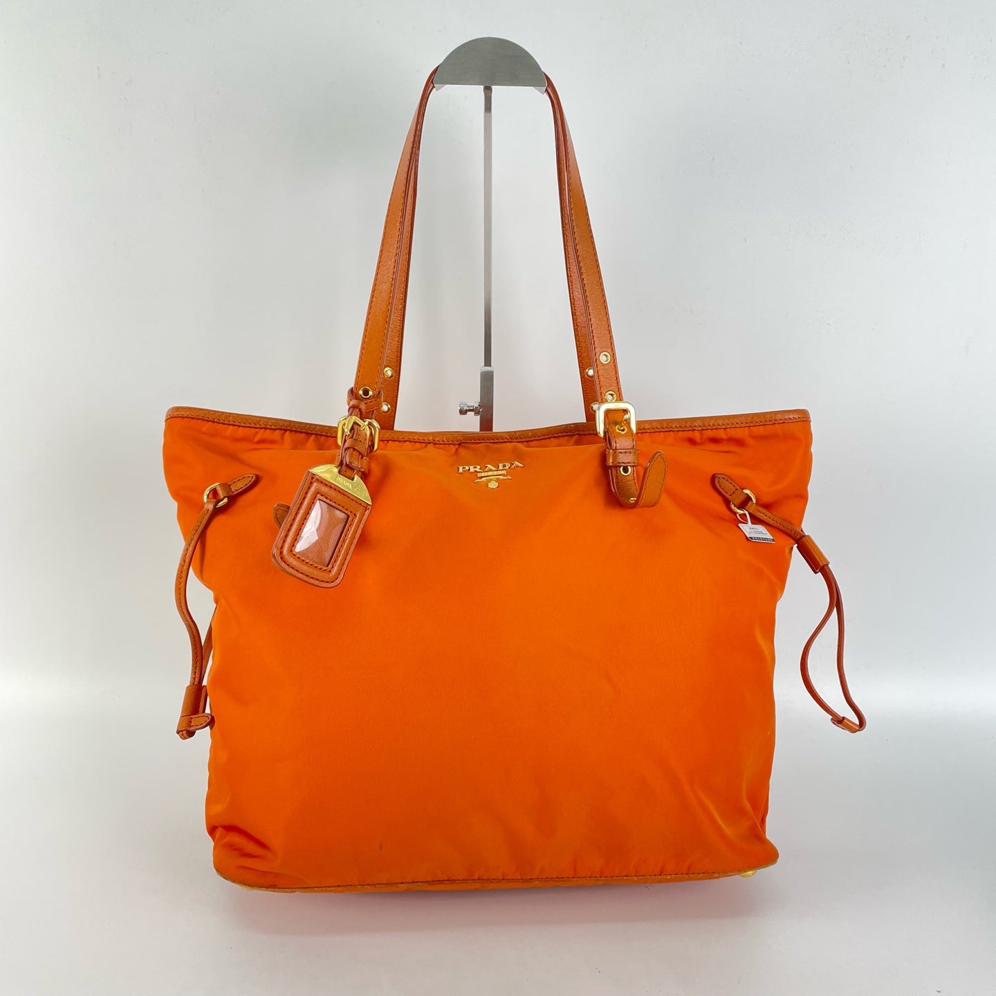 Prada Cordura Orange Tote