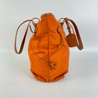 Prada Cordura Orange Tote