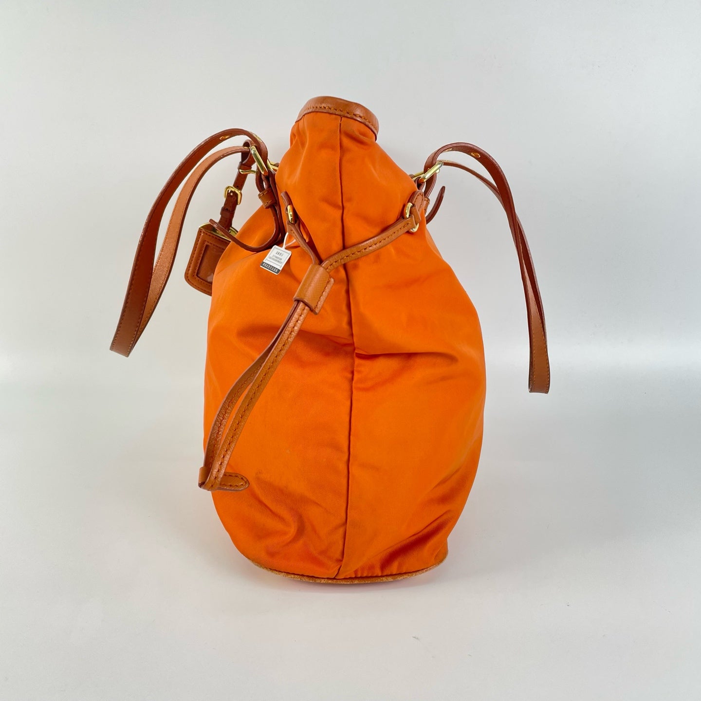 Prada Cordura Orange Tote