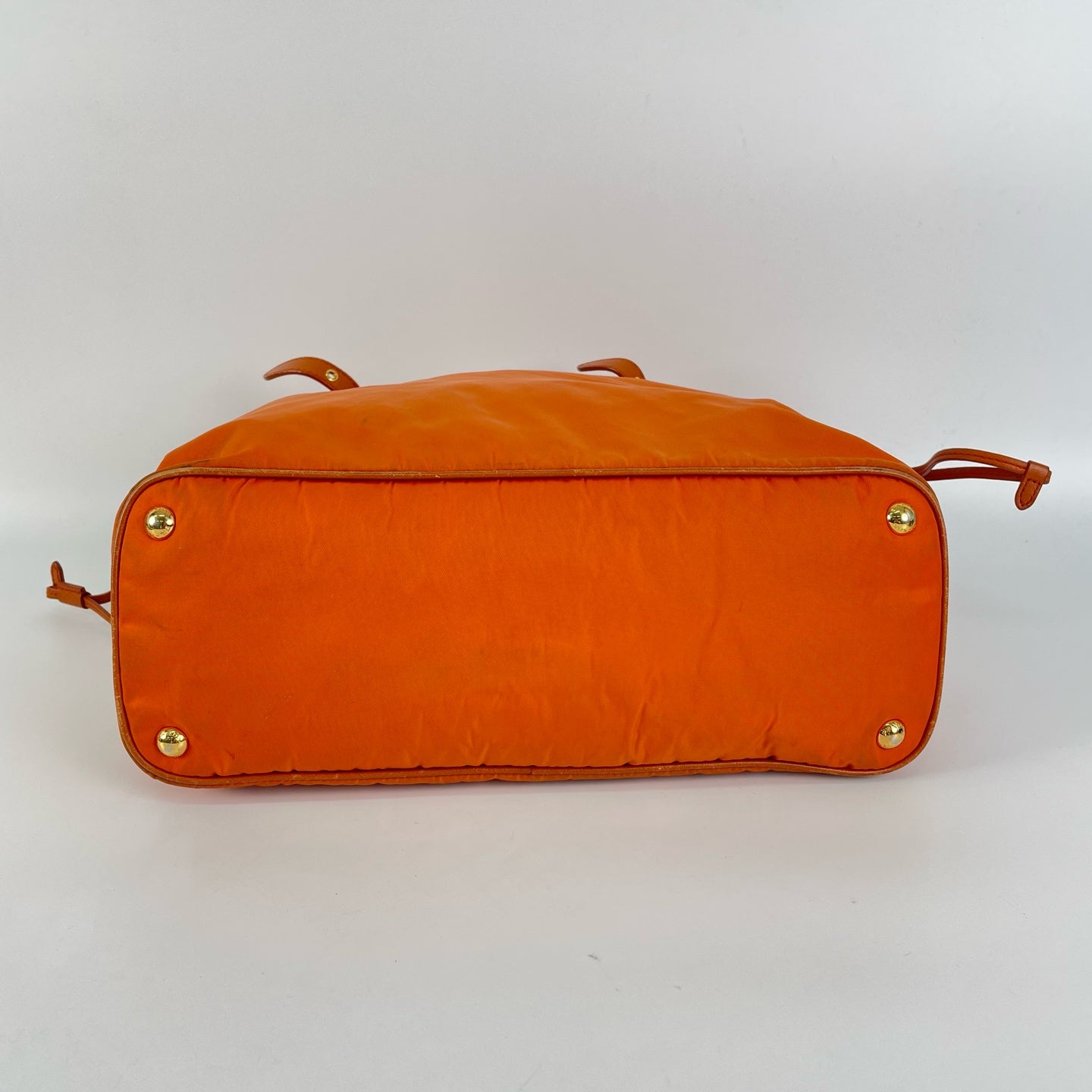 Prada Cordura Orange Tote