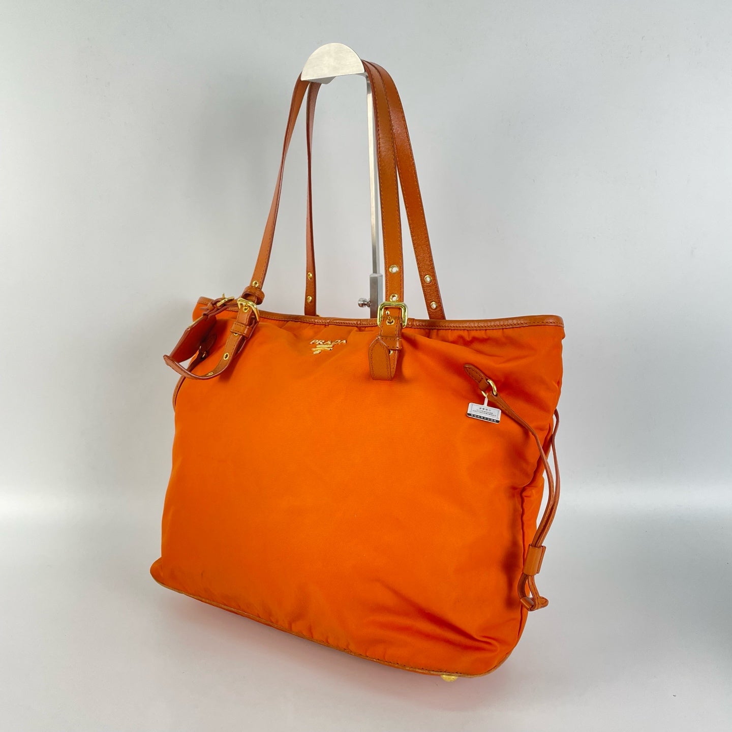 Prada Cordura Orange Tote