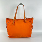 Prada Cordura Orange Tote