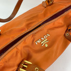 Prada Cordura Orange Tote