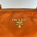 Prada Cordura Orange Tote