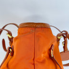 Prada Cordura Orange Tote