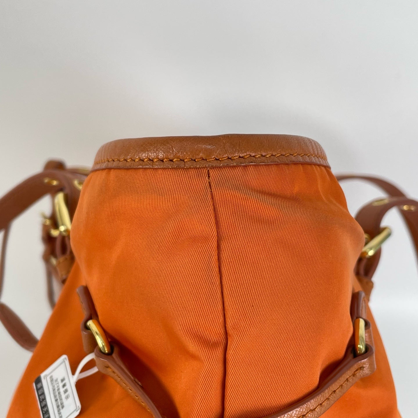 Prada Cordura Orange Tote