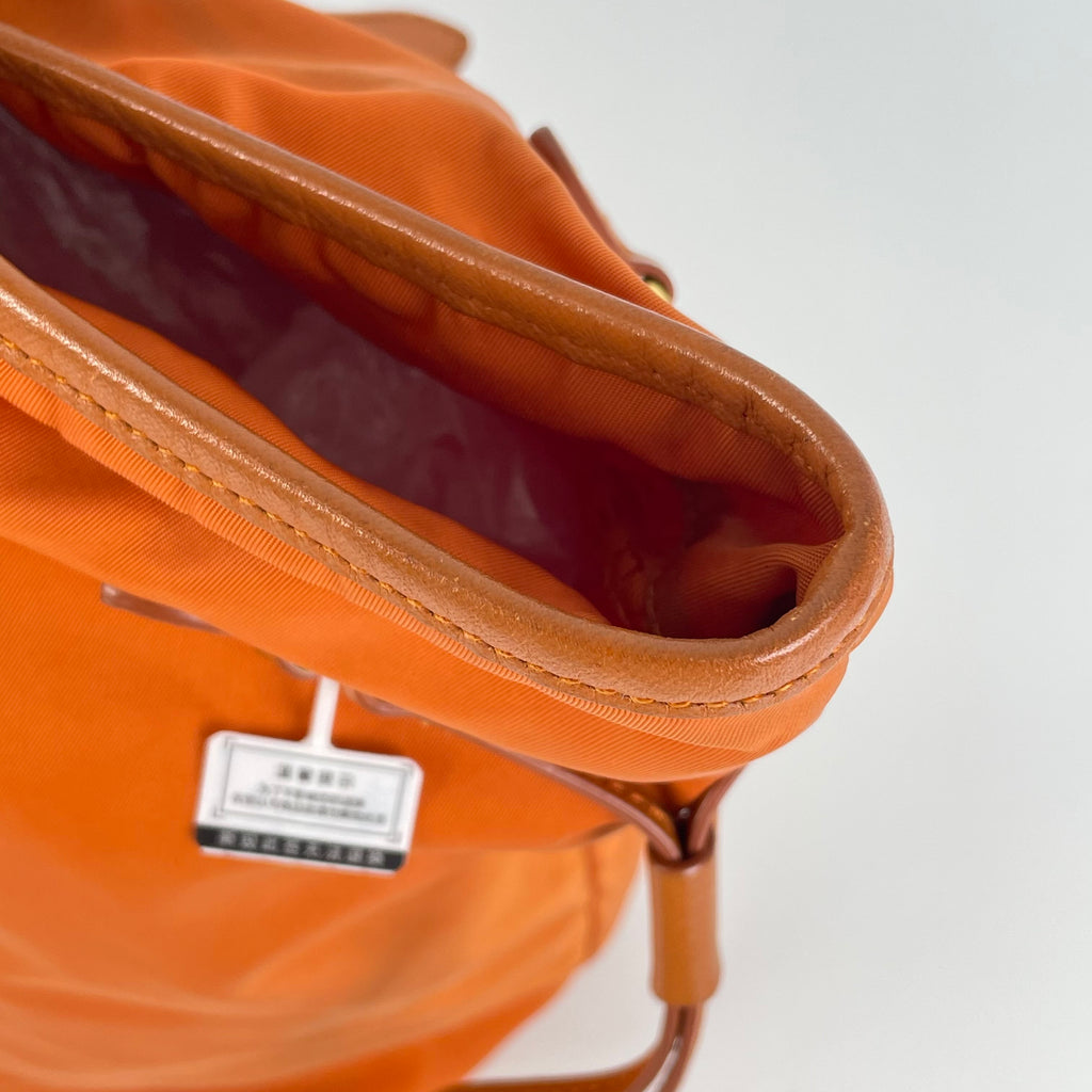 Prada Cordura Orange Tote