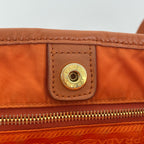 Prada Cordura Orange Tote