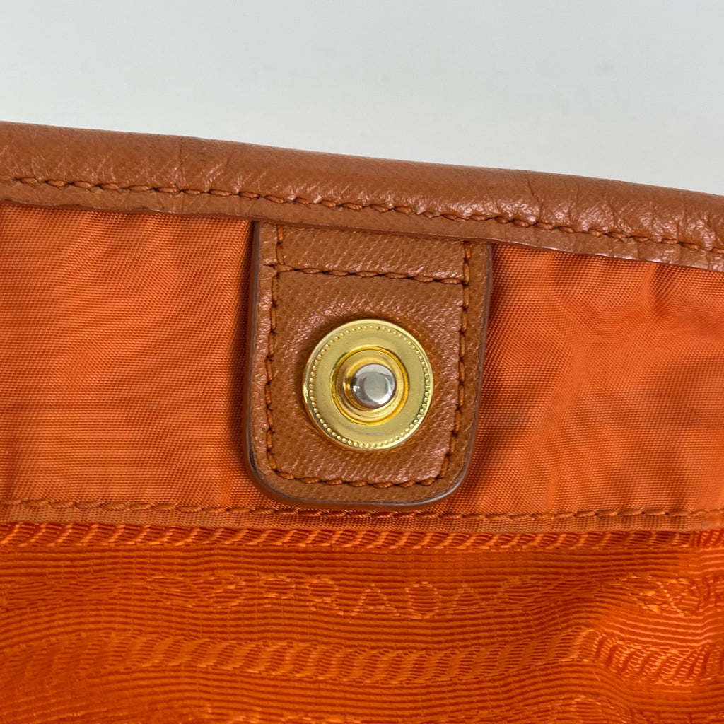 Prada Cordura Orange Tote