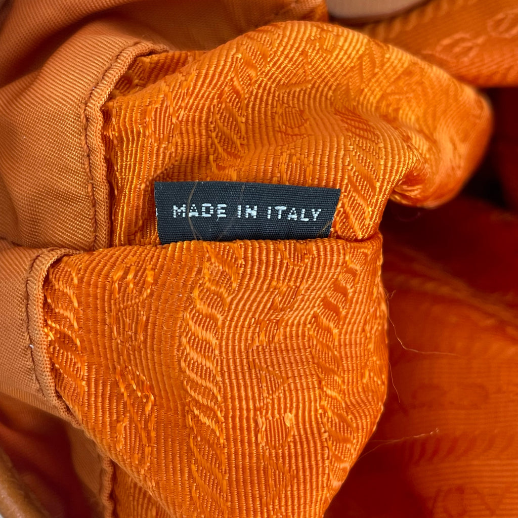 Prada Cordura Orange Tote