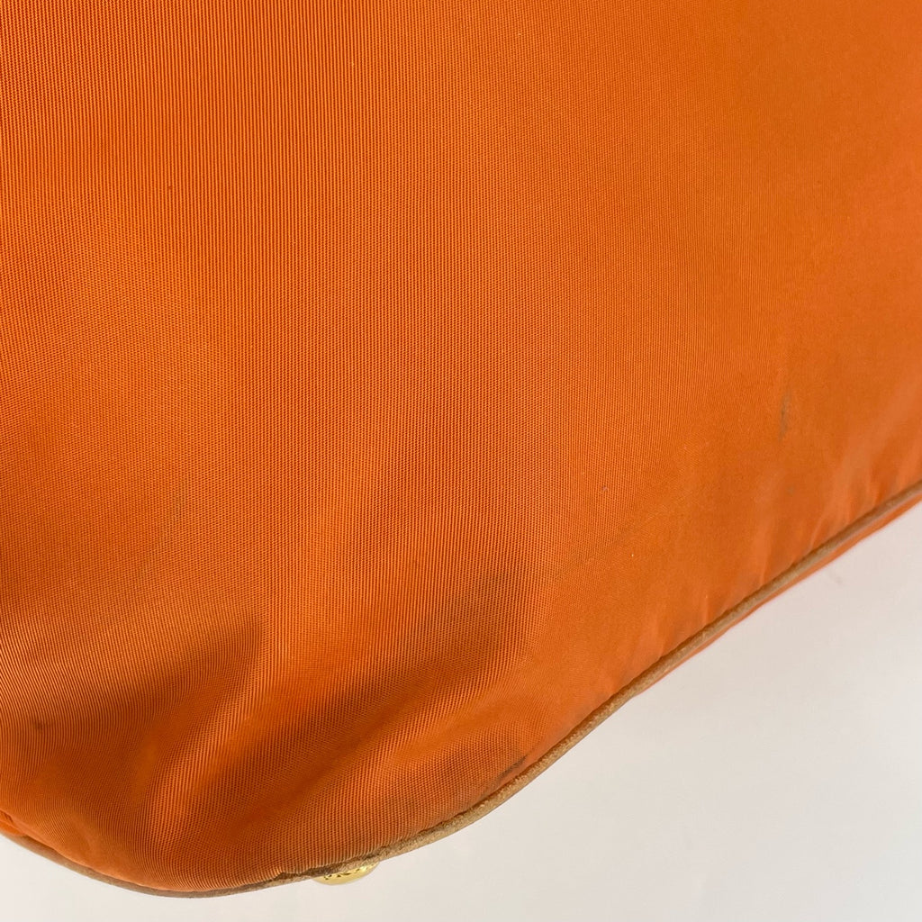 Prada Cordura Orange Tote