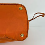 Prada Cordura Orange Tote