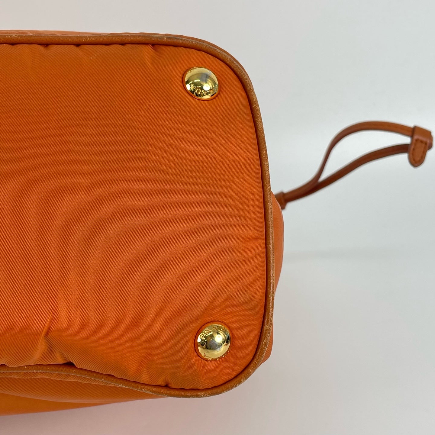 Prada Cordura Orange Tote