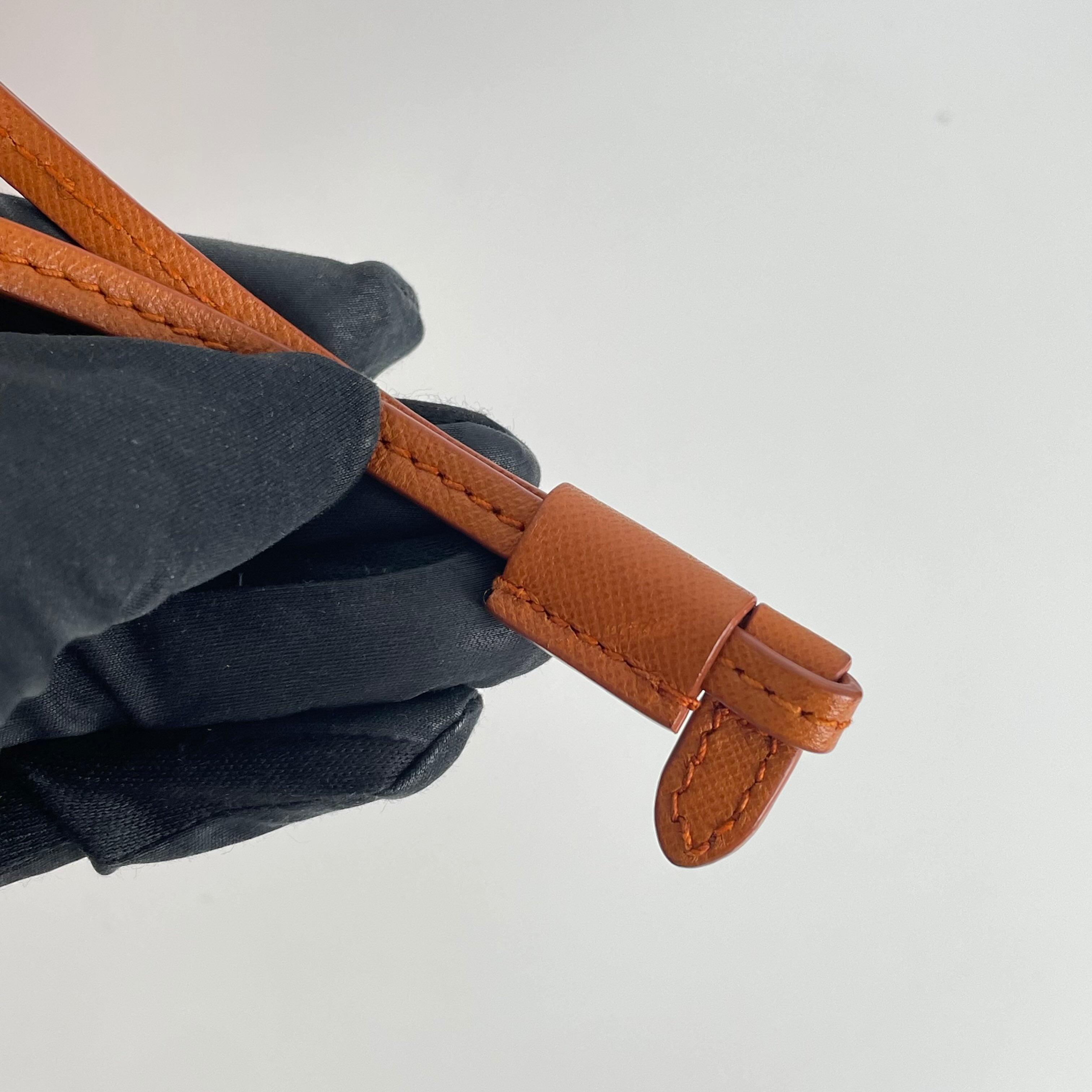 Prada Cordura Orange Tote