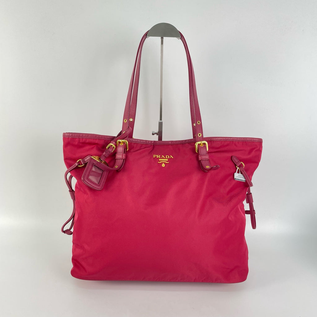 Prada Cordura Red Tote
