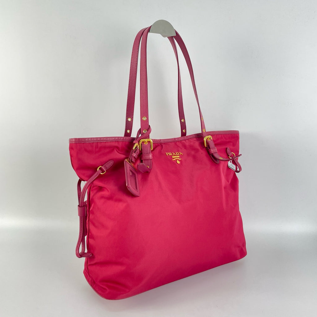 Prada Cordura Red Tote
