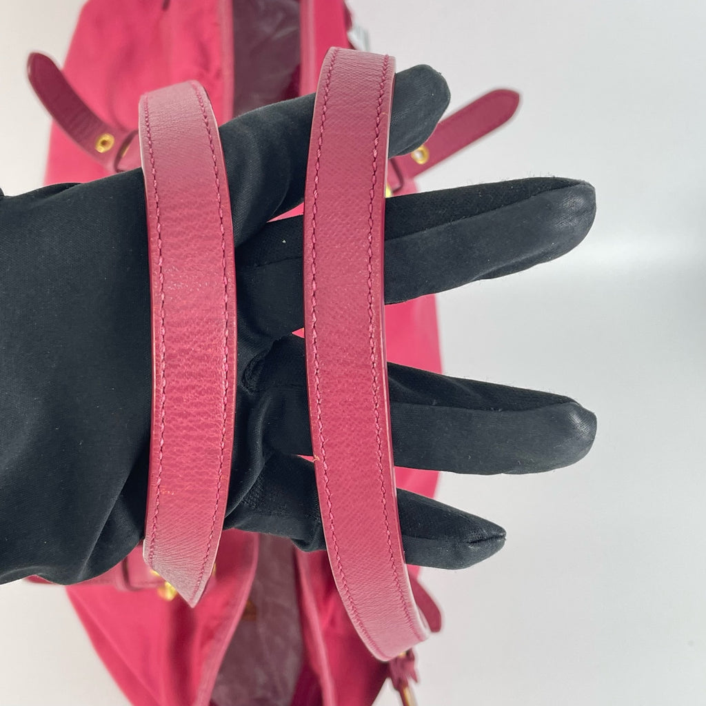 Prada Cordura Red Tote
