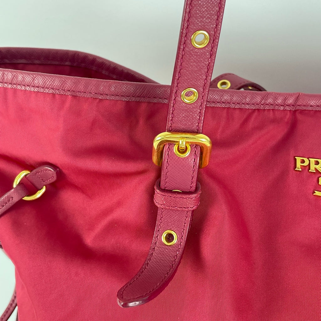 Prada Cordura Red Tote
