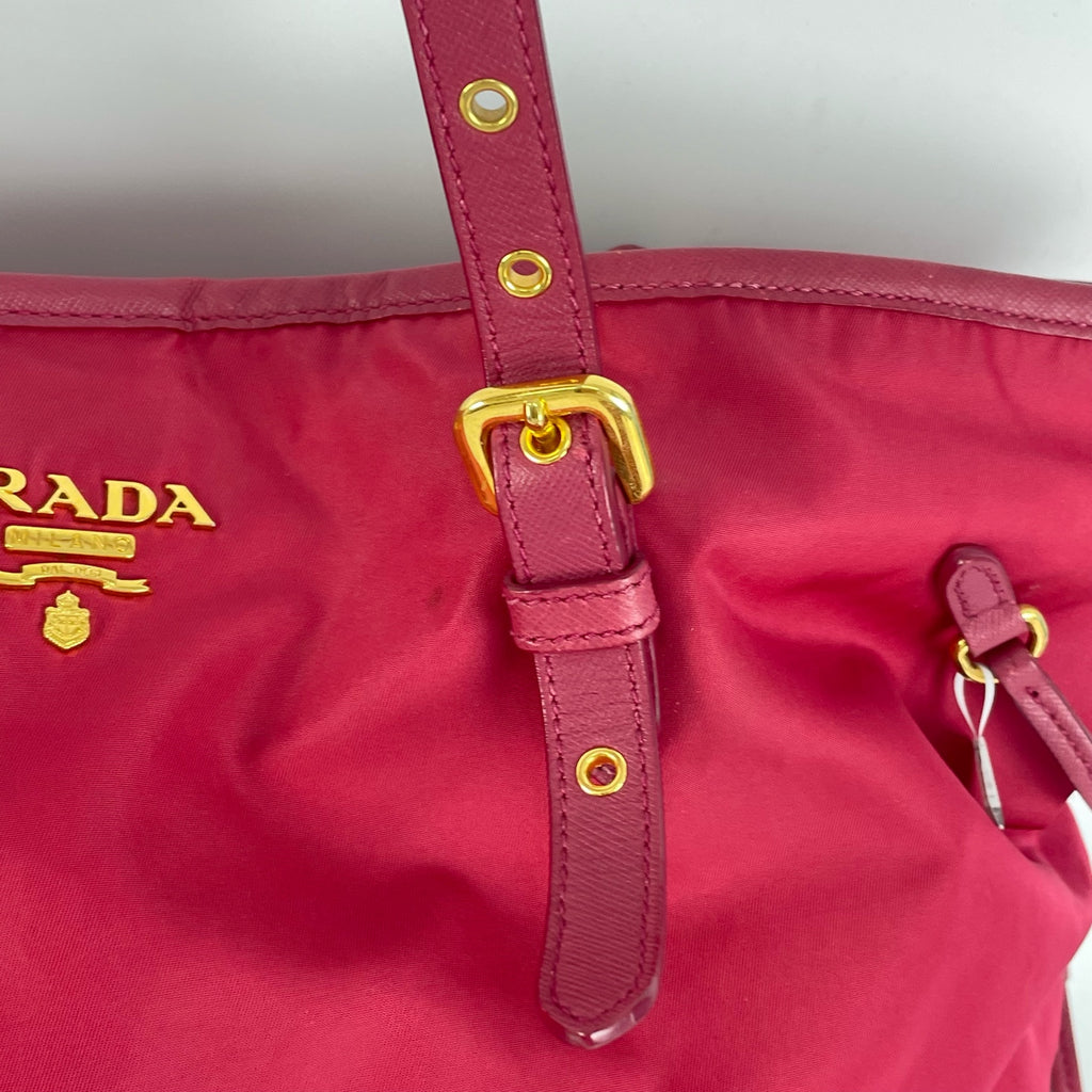 Prada Cordura Red Tote
