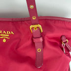 Prada Cordura Red Tote