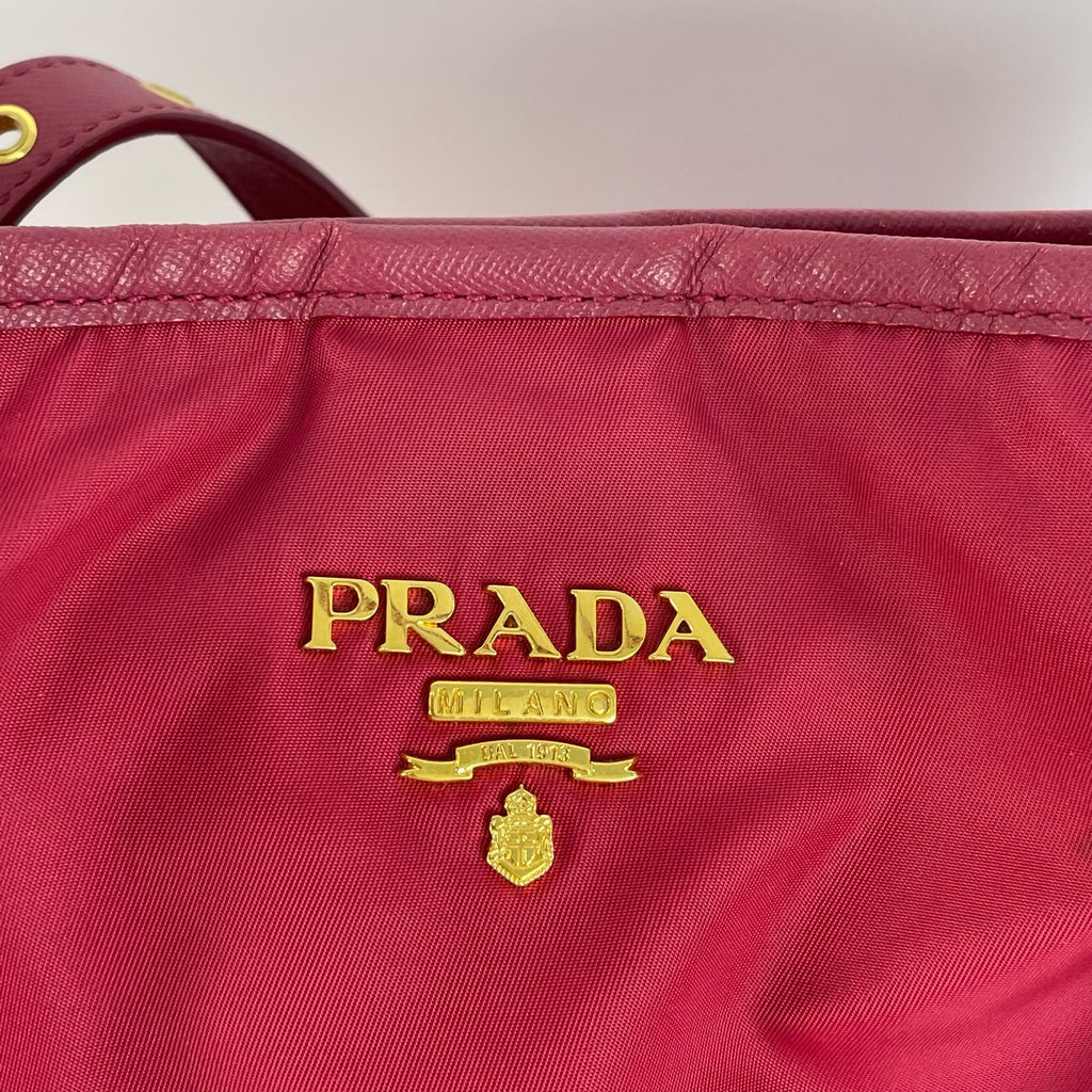 Prada Cordura Red Tote