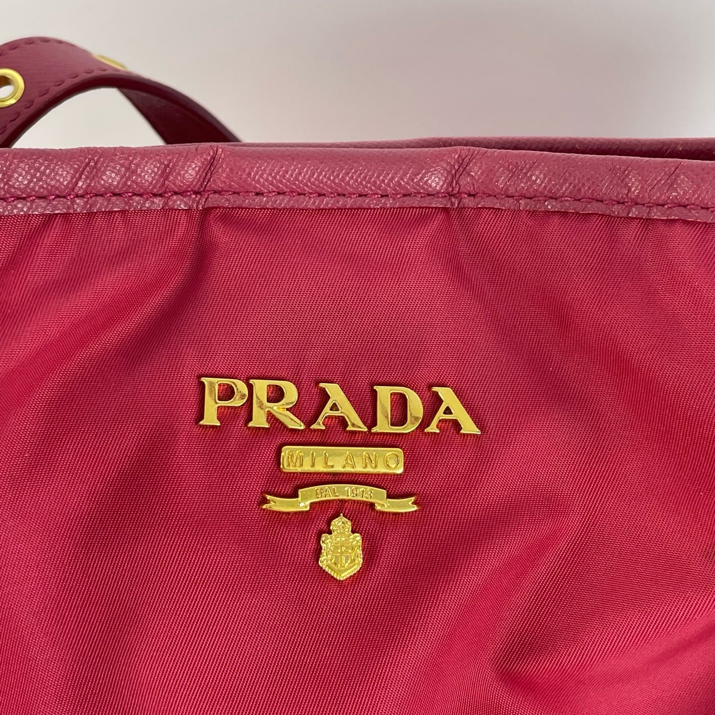 Prada Cordura Red Tote