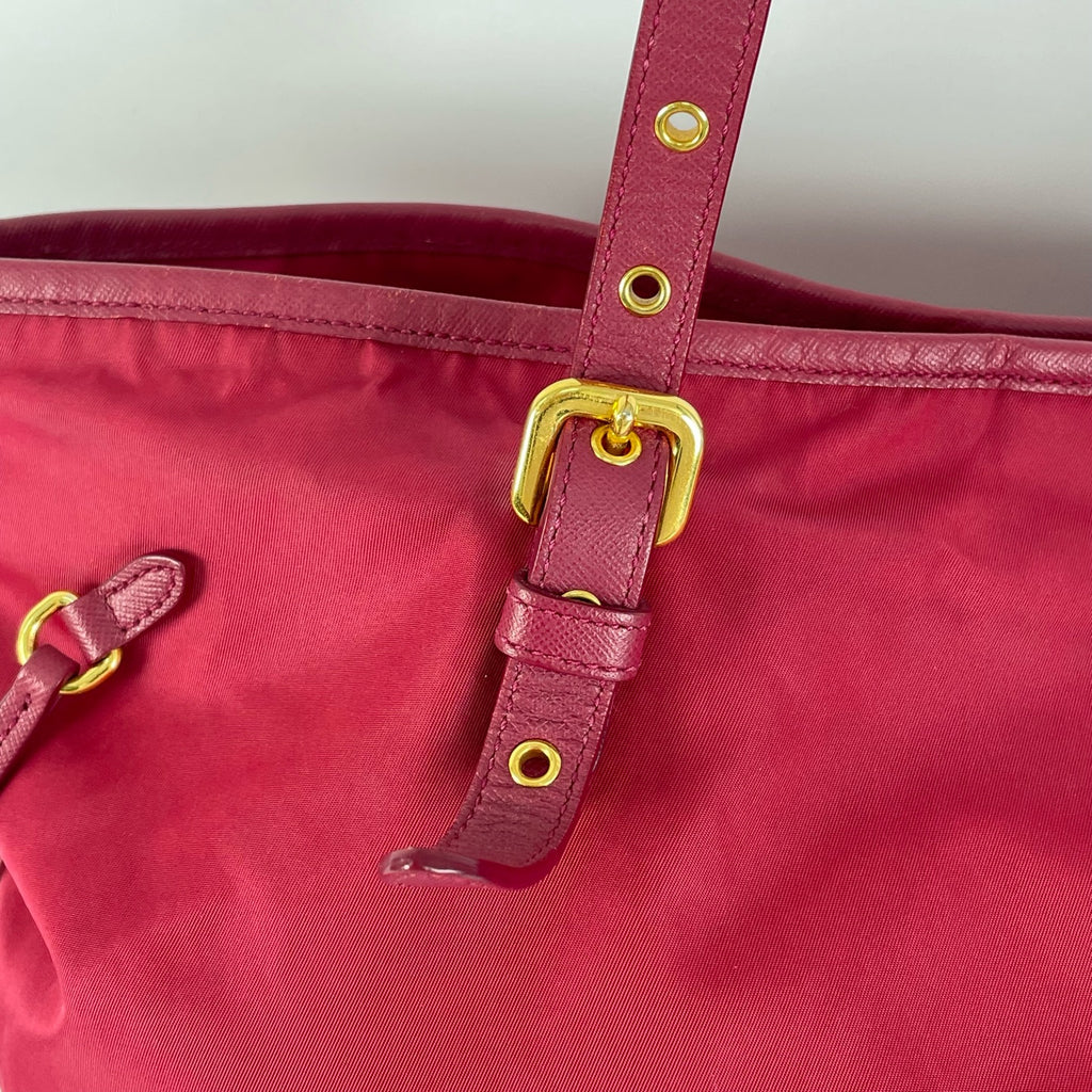 Prada Cordura Red Tote