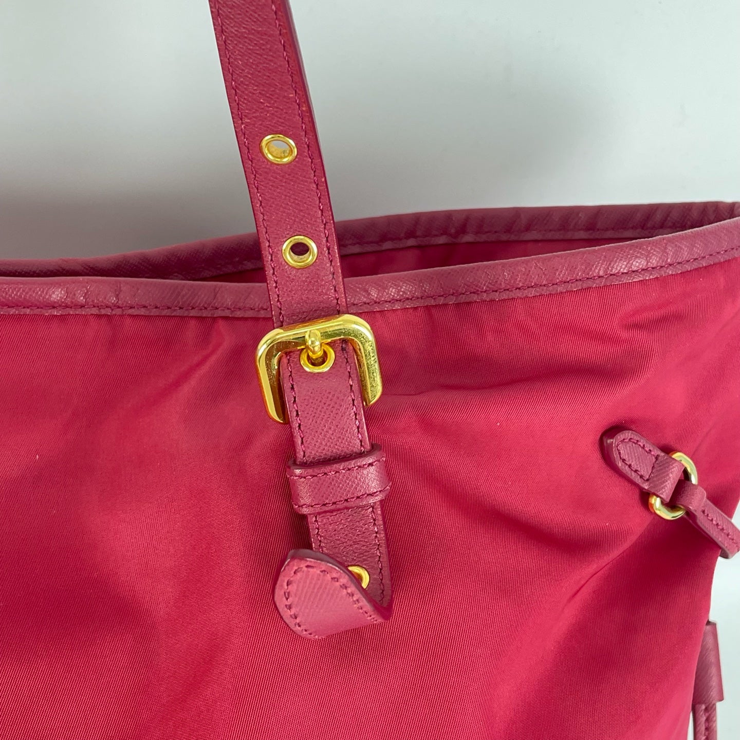 Prada Cordura Red Tote