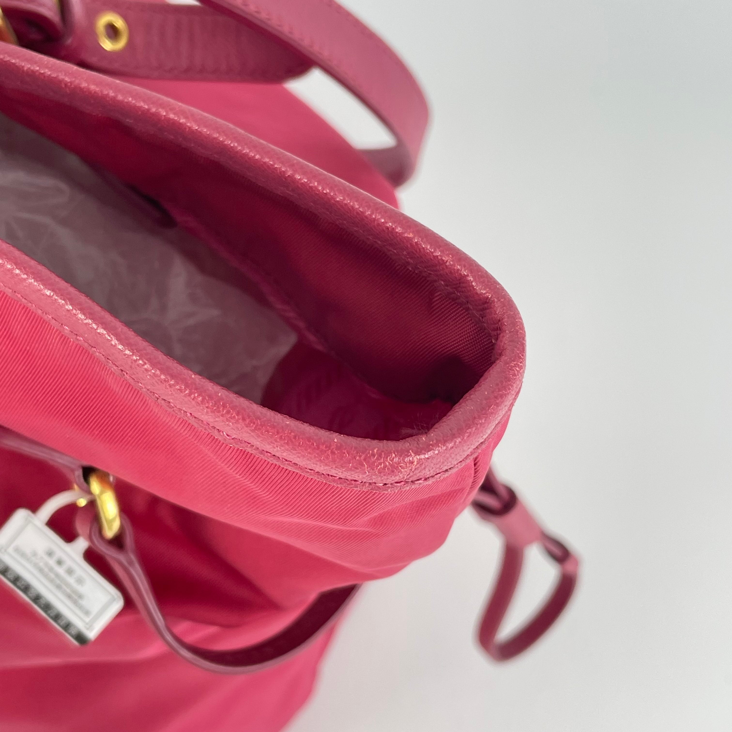 Prada Cordura Red Tote