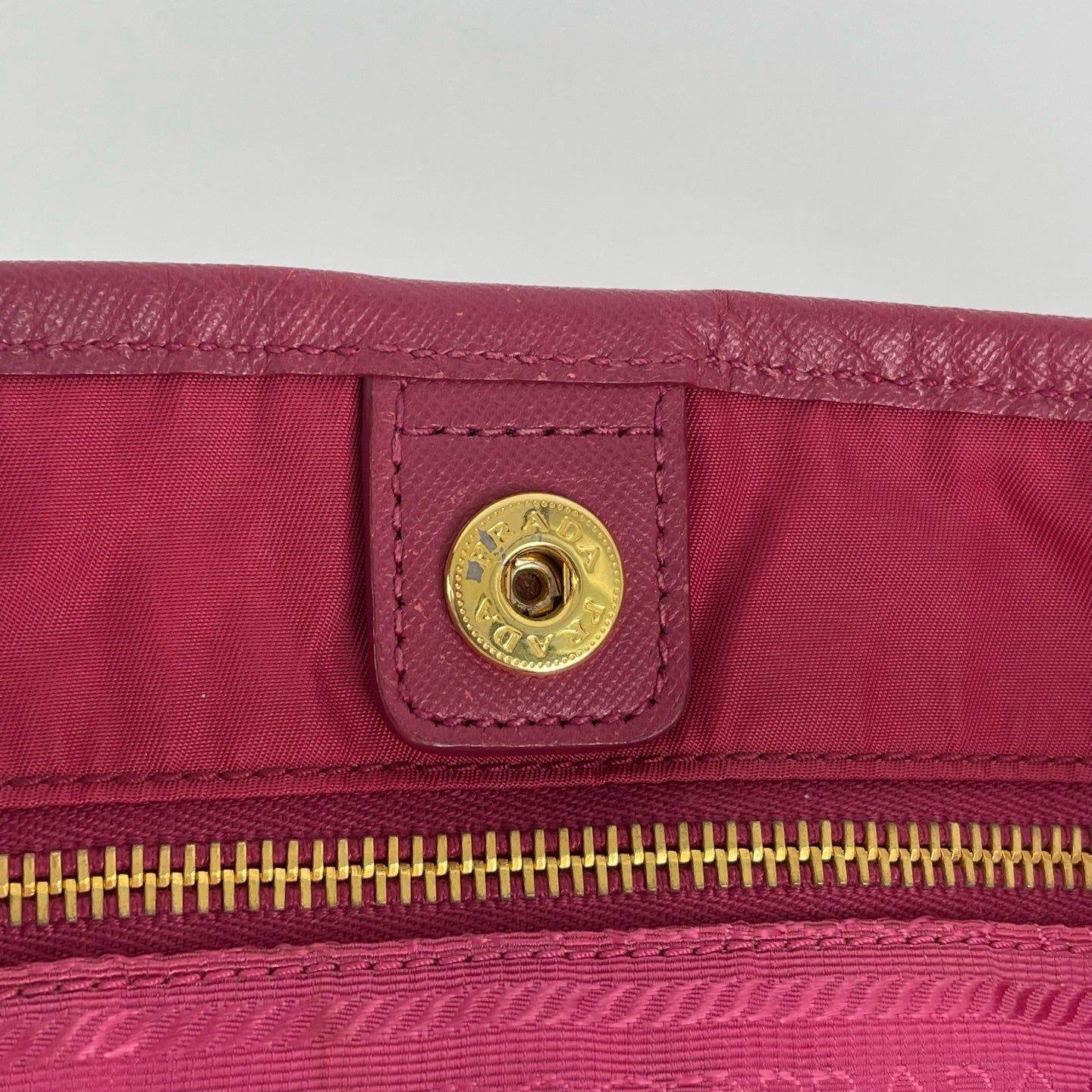 Prada Cordura Red Tote