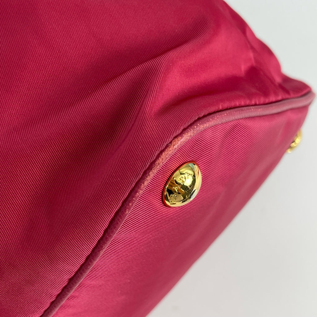 Prada Cordura Red Tote
