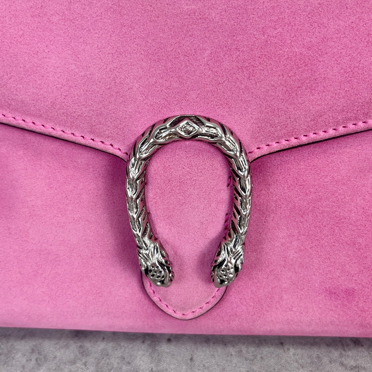 Gucci Alcantara Pink