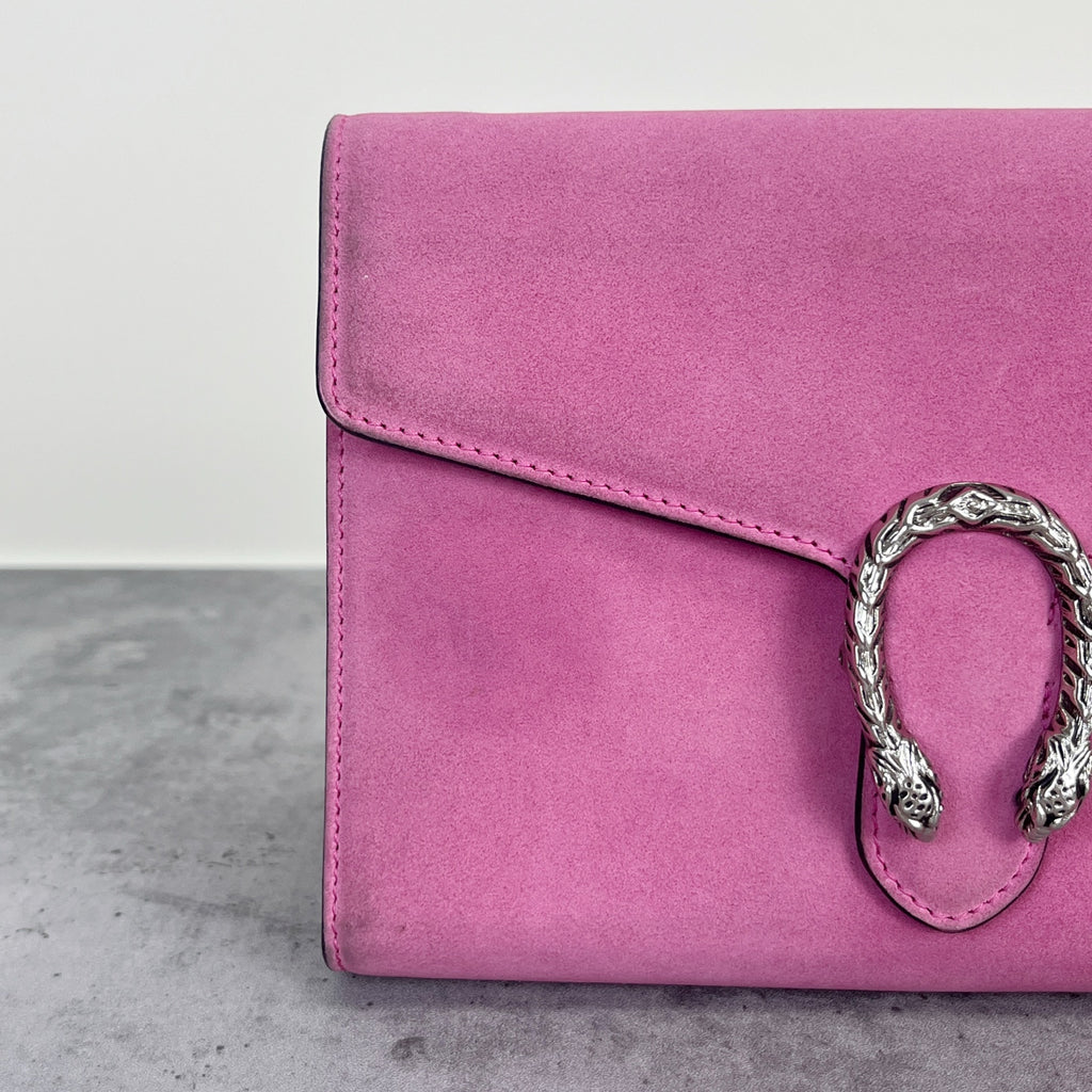 Gucci Alcantara Pink