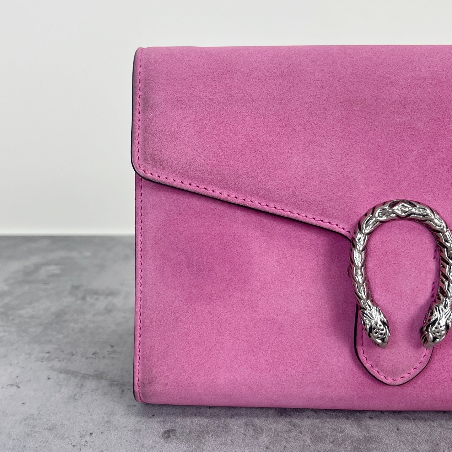 Gucci Alcantara Pink