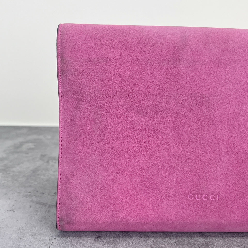 Gucci Alcantara Pink