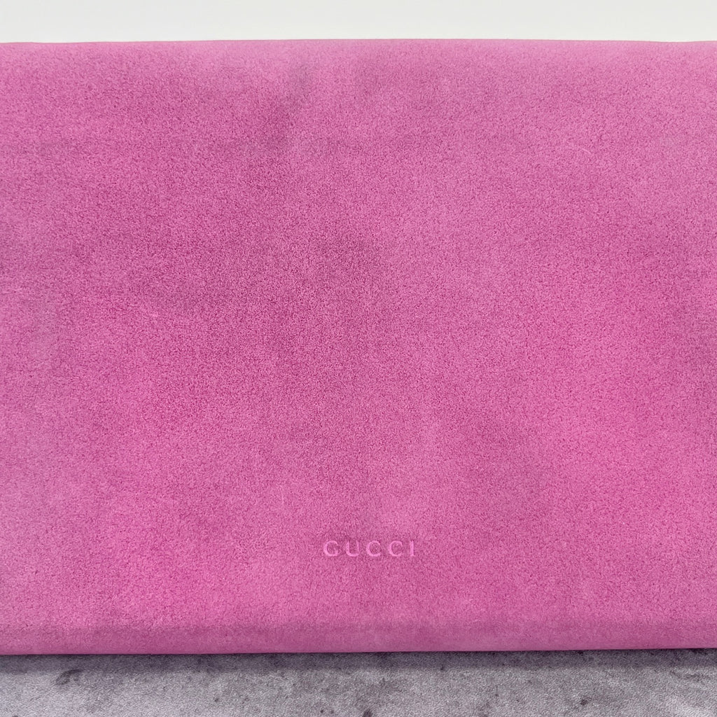 Gucci Alcantara Pink