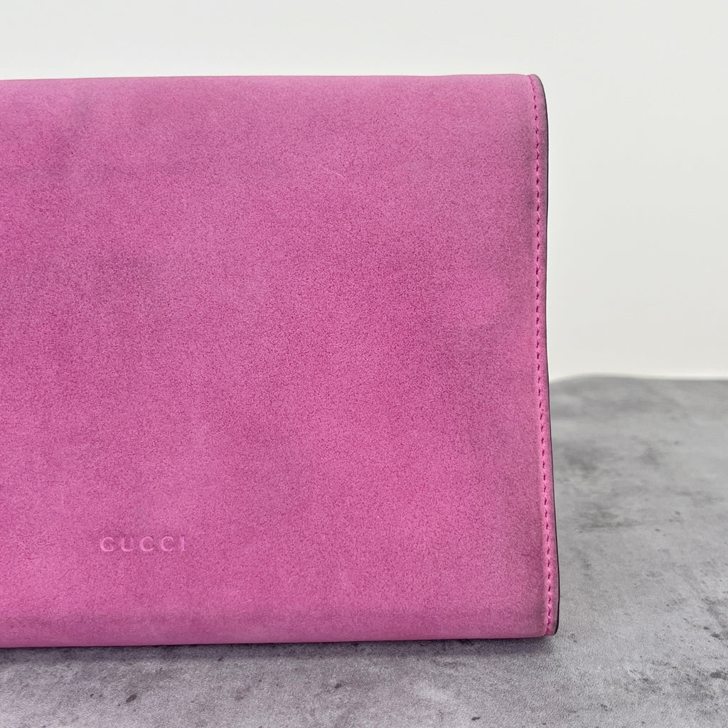 Gucci Alcantara Pink