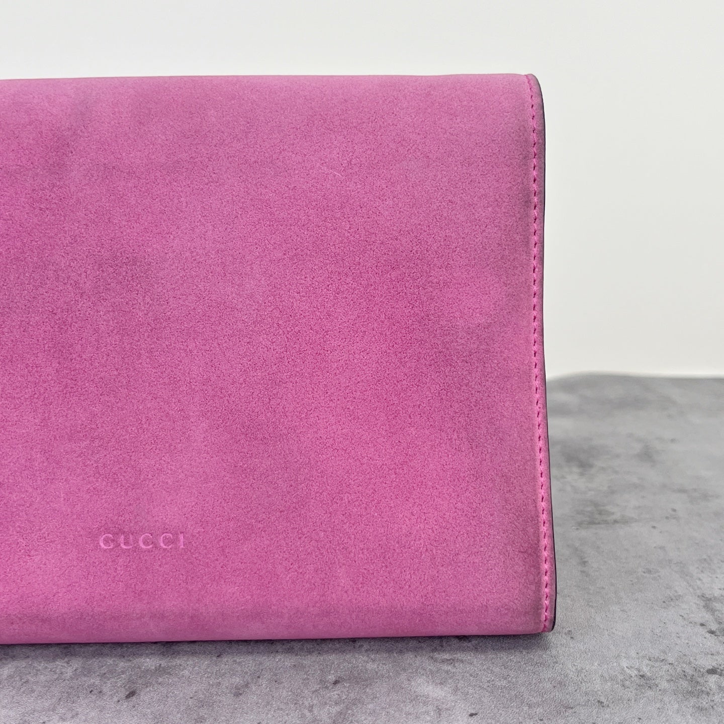 Gucci Alcantara Pink