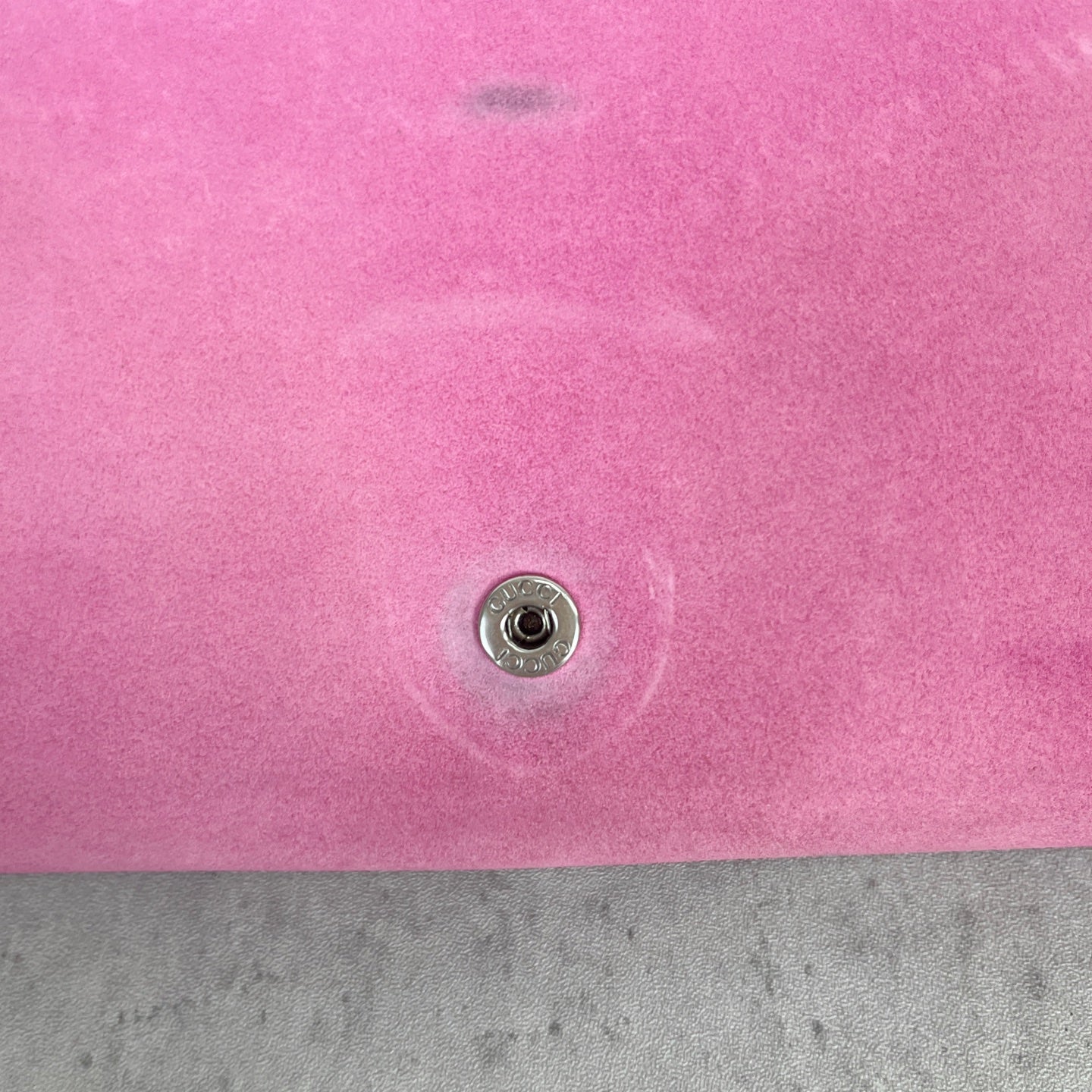 Gucci Alcantara Pink