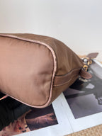Prada Cordura Brown Shoulder Bag