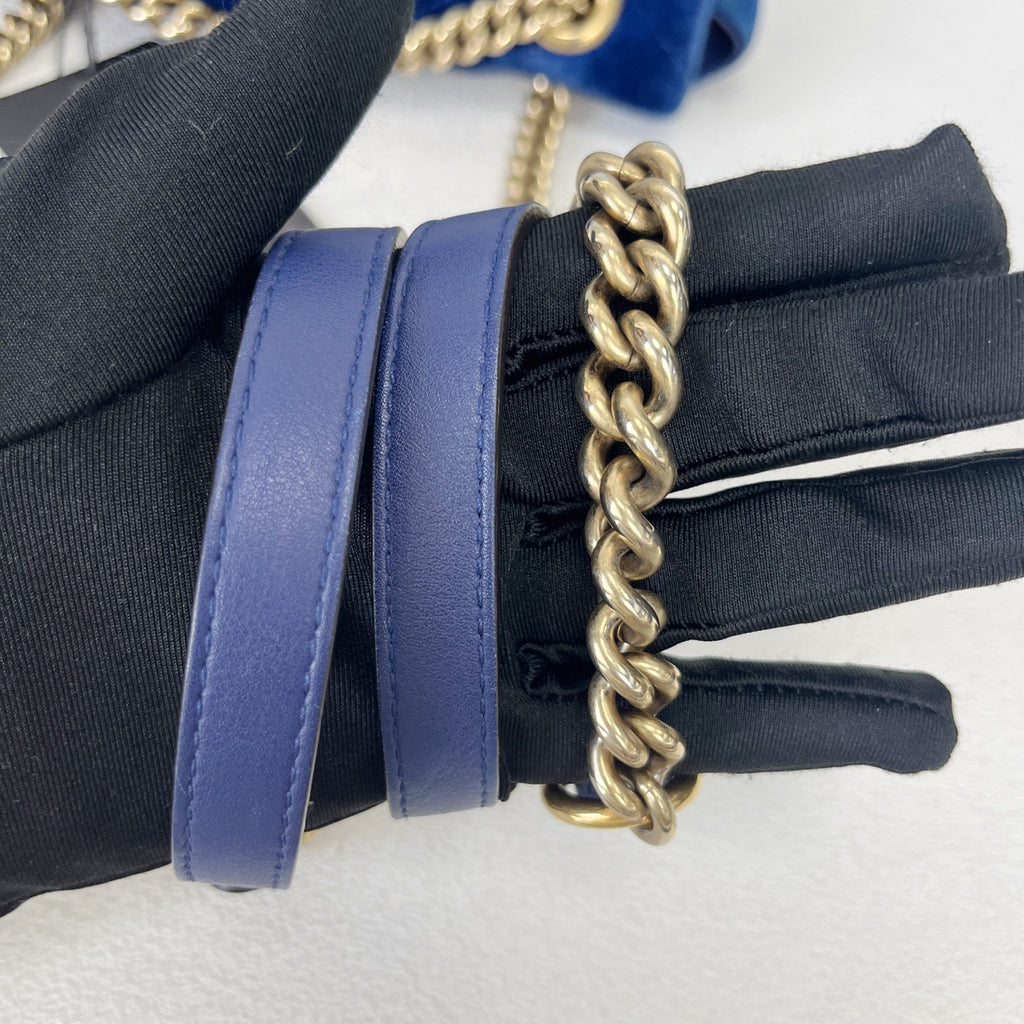 Gucci Velvet Blue 443497-K4D2T-4511