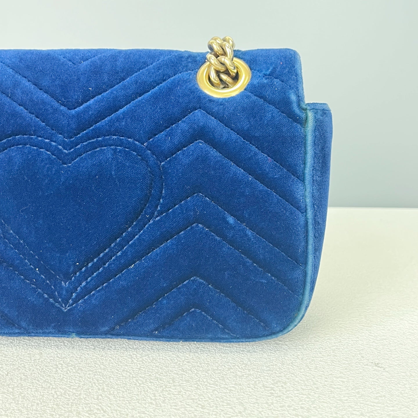 Gucci Velvet Blue 443497-K4D2T-4511
