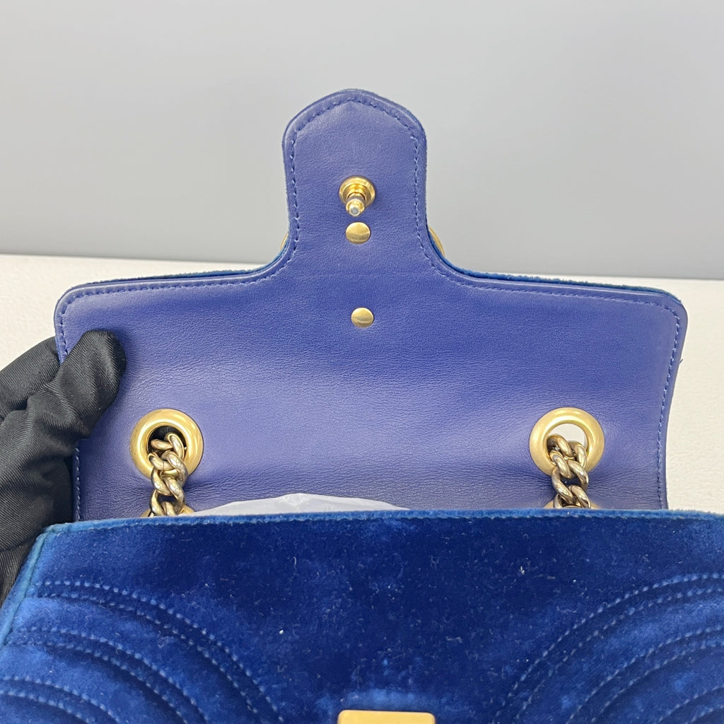 Gucci Velvet Blue 443497-K4D2T-4511