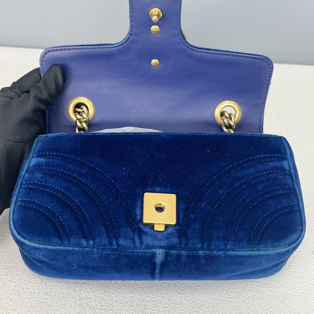 Gucci Velvet Blue 443497-K4D2T-4511