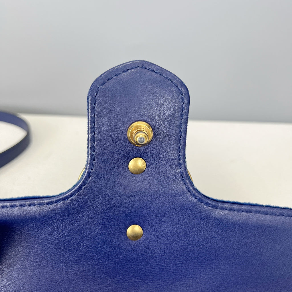 Gucci Velvet Blue 443497-K4D2T-4511