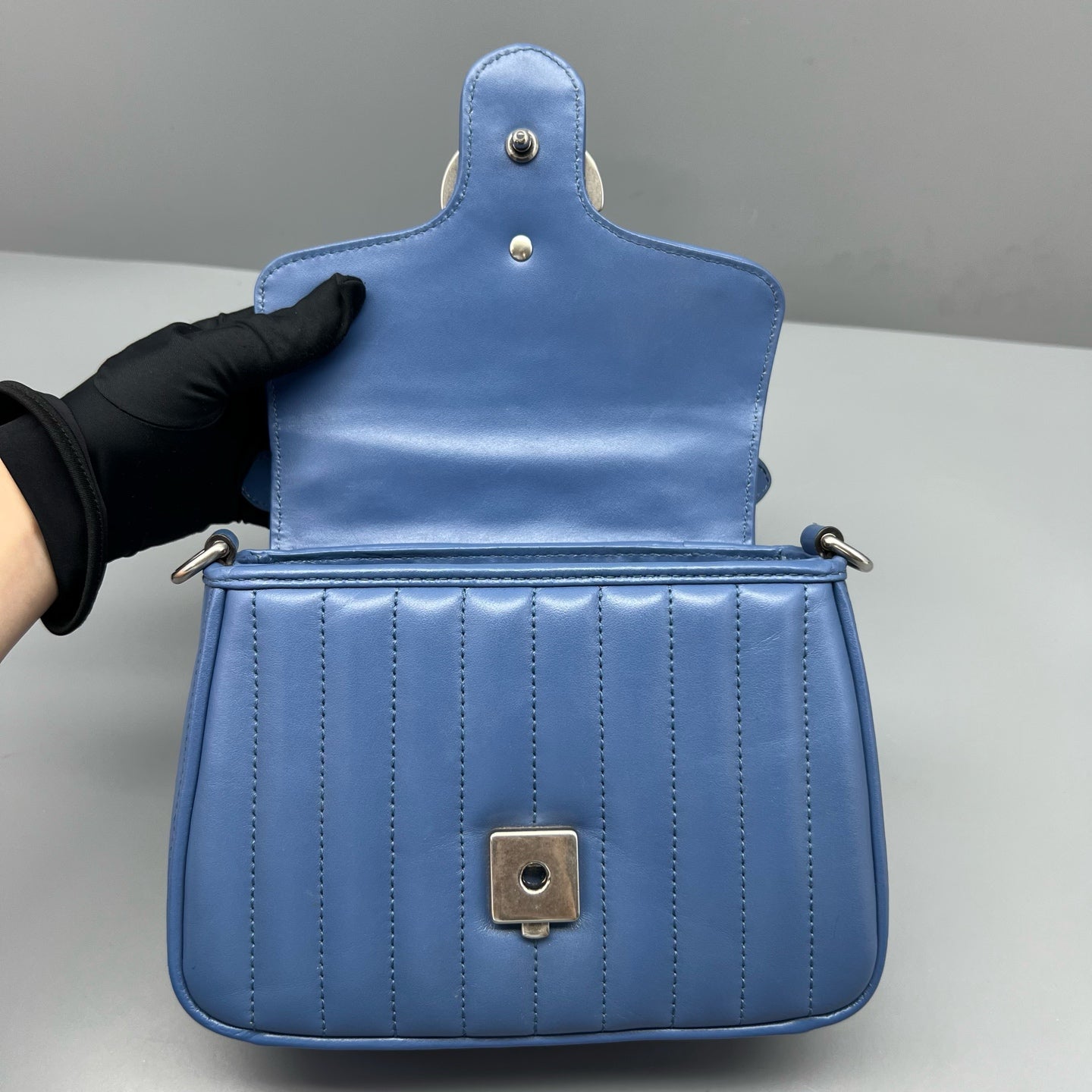 Gucci Blue Messenger Bag