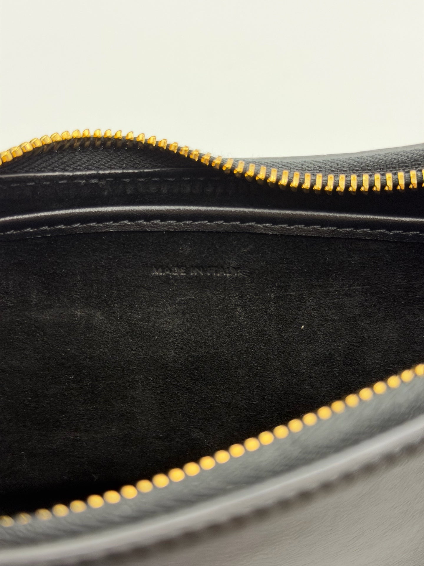 Celine AVA TRIOMPHE smooth cowhide leather handbag Black 114493DGQ.38NO