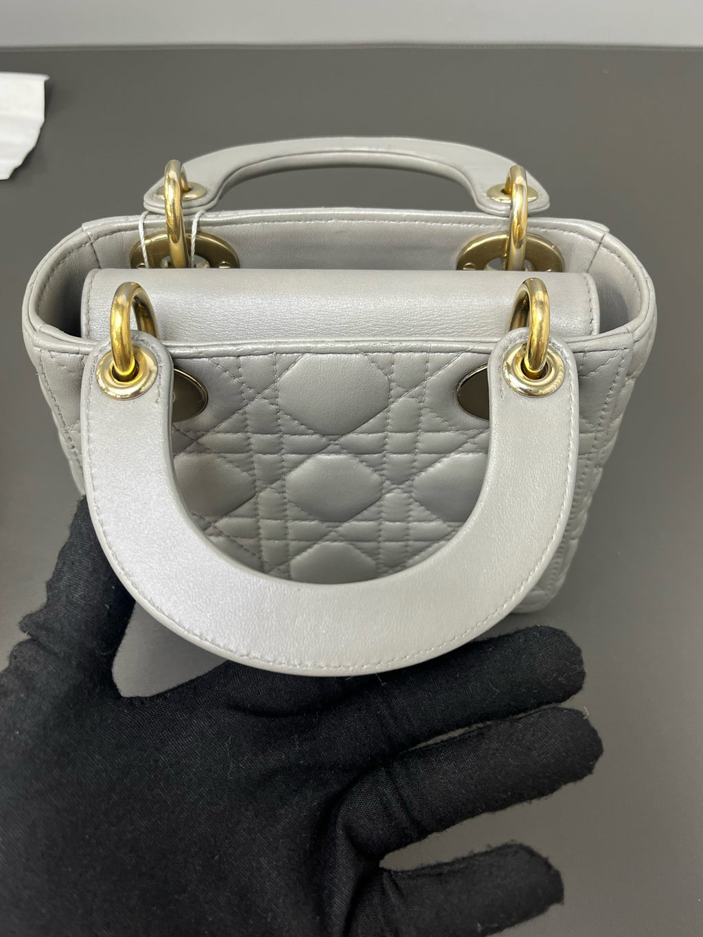Dior Leather Gray
