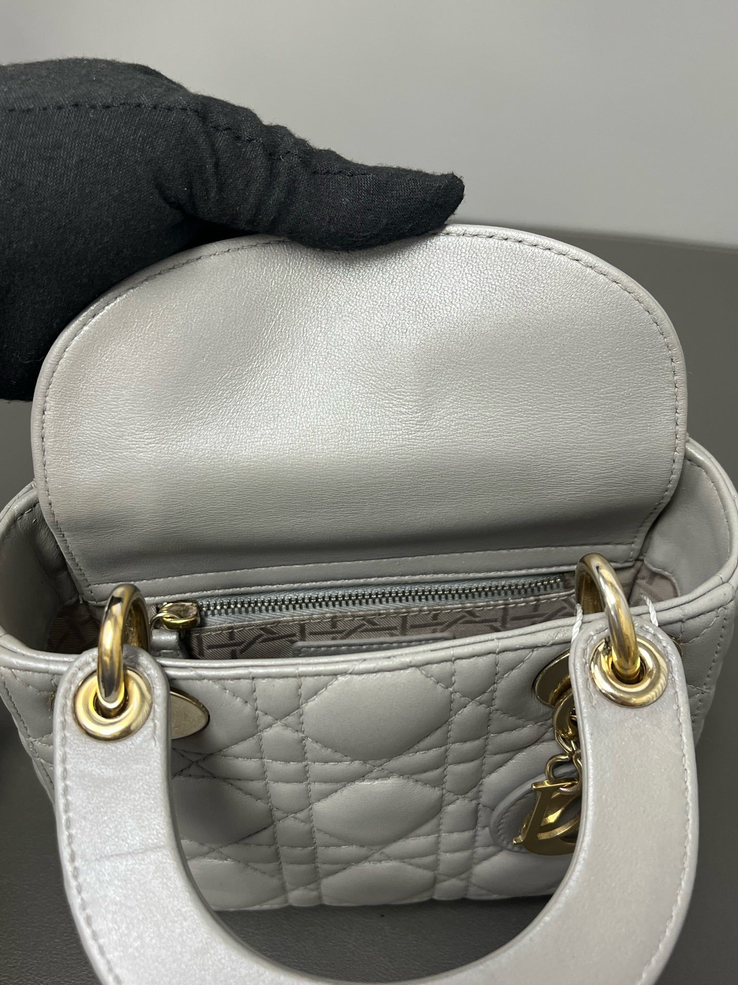 Dior Leather Gray