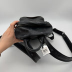 MCM Canvas Black Backpack